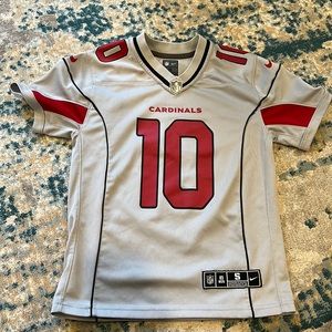 DEANDRE HOPKINS JERSEY boys small cardinals grey NFL